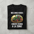 Camiseta Algodón Orgánico "Menys Zones Verdes"