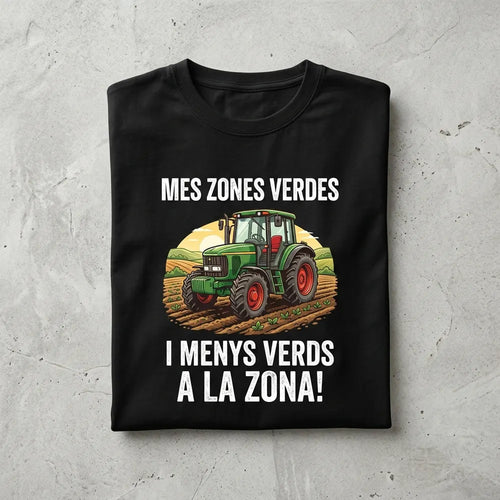 Camiseta Algodón Orgánico "Menys Zones Verdes"
